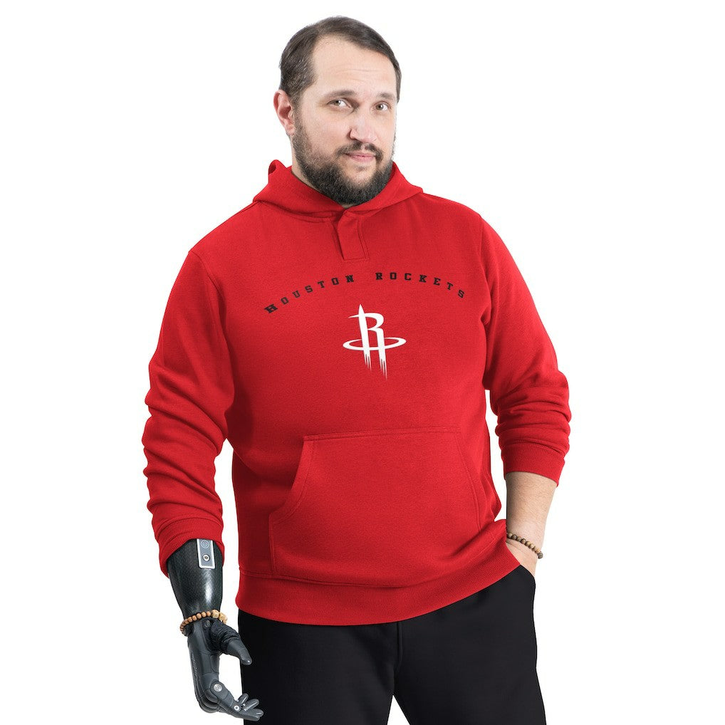 NBA Houston Rockets G-III Sports by Carl Banks Adaptive Team Arc Fleece Hoodie sale