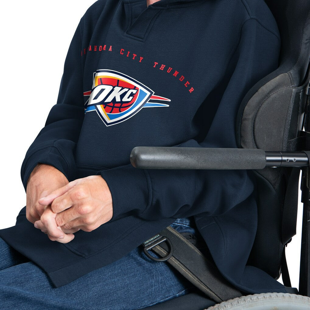 NBA Oklahoma City Thunder G-III Sports by Carl Banks Adaptive Team Arc Fleece Hoodie