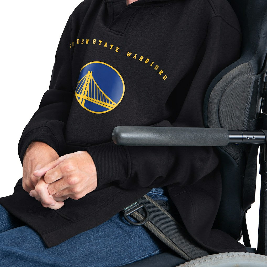 NBA Golden State Warriors G-III Sports by Carl Banks Adaptive Team Arc Fleece Hoodie sale