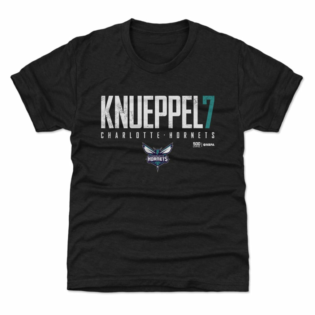 NBA Kon Knueppel Charlotte Hornets 500 Level Youth Elite T-Shirt