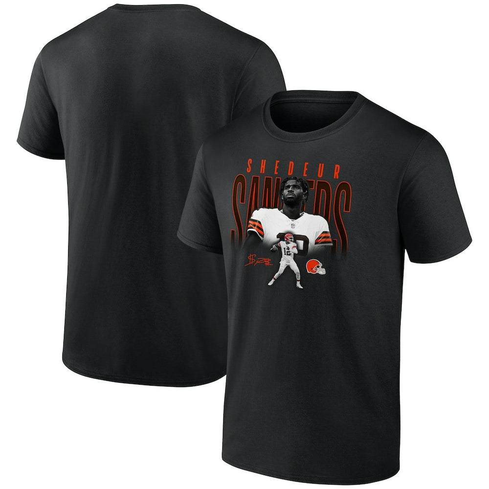 Shedeur Sanders  Humble Shadow Player Graphic T-Shirt - Cleveland Browns