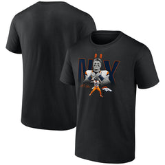 Bo Nix  Humble Shadow Player Graphic T-Shirt - Denver Broncos