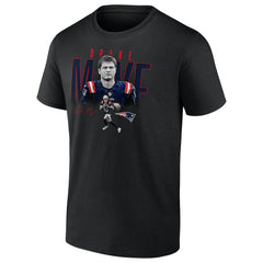 Drake Maye  Humble Shadow Player Graphic T-Shirt - New England Patriots