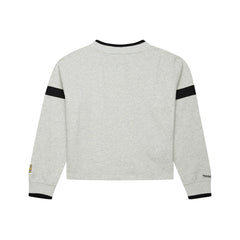 MLB Los Angeles Dodgers Mitchell & Ness Women's Cooperstown Collection V-Neck Cropped Toggle Sweatshirt