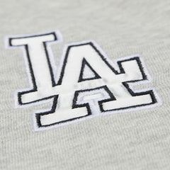 MLB Los Angeles Dodgers Mitchell & Ness Women's Cooperstown Collection V-Neck Cropped Toggle Sweatshirt