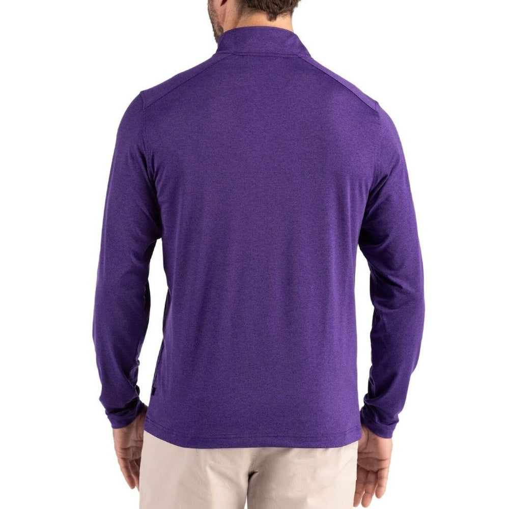Cutter & Buck Coastline Epic Comfort Recycled Quarter-Zip Pullover - Baltimore Ravens
