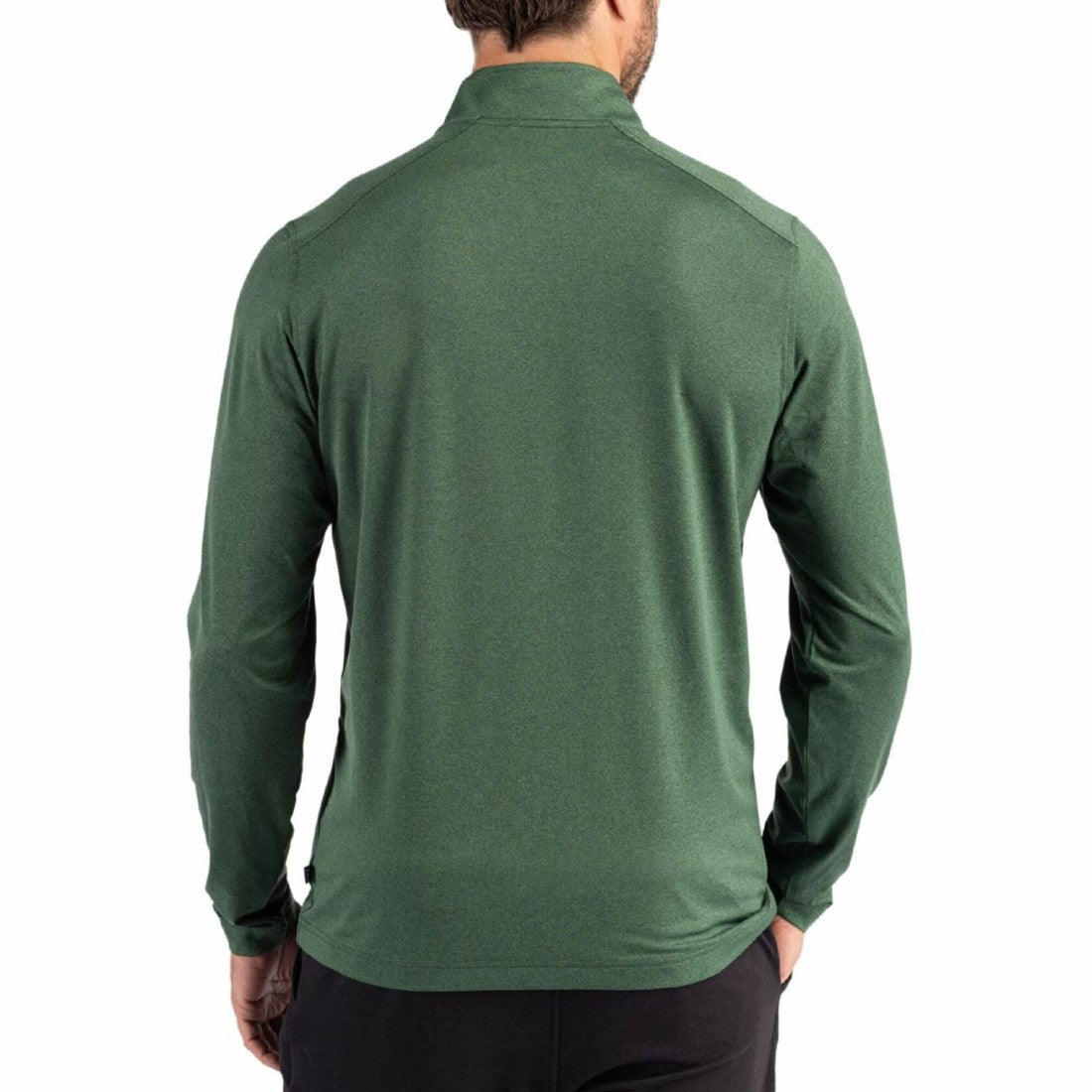 Cutter & Buck Coastline Epic Comfort Recycled Quarter-Zip Pullover - Green Bay Packers