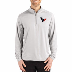Cutter & Buck Coastline Epic Comfort Recycled Quarter-Zip Pullover - Houston Texans
