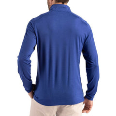 Cutter & Buck Coastline Epic Comfort Recycled Quarter-Zip Pullover - New York Giants