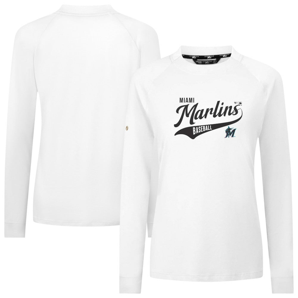 MLB Miami Marlins Levelwear Women's Slender Glide T-Shirt