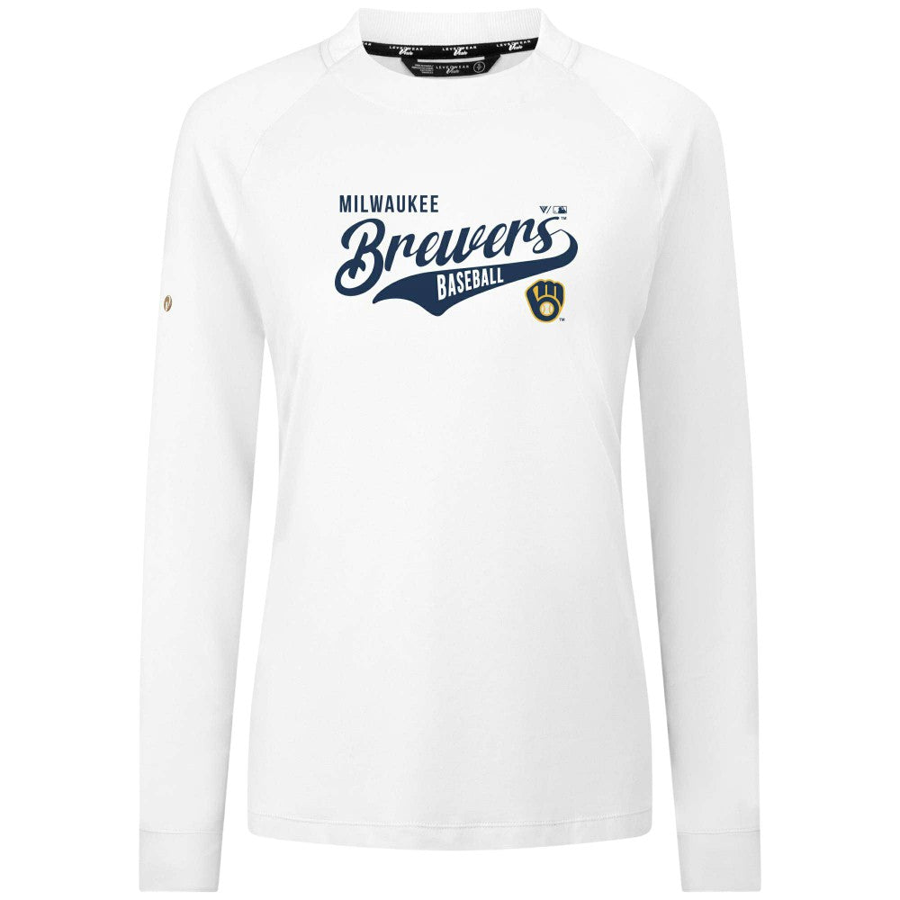 MLB Milwaukee Brewers Levelwear Women's Slender Glide T-Shirt