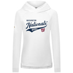 MLB Washington Nationals Levelwear Women's Slender Glide Raglan Hoodie