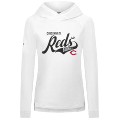 MLB Cincinnati Reds Levelwear Women's Slender Glide Raglan Hoodie