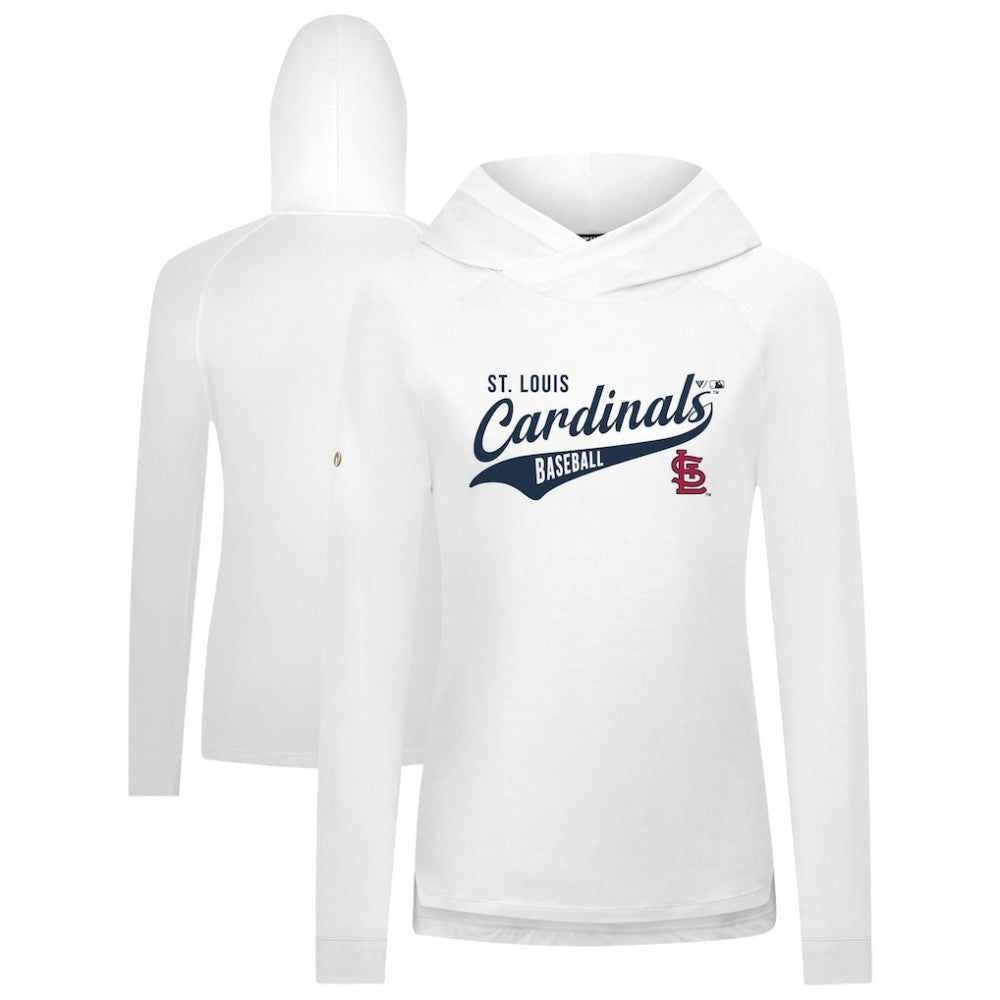 MLB St. Louis Cardinals Levelwear Women's Slender Glide Raglan Hoodie