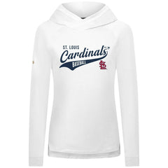 MLB St. Louis Cardinals Levelwear Women's Slender Glide Raglan Hoodie