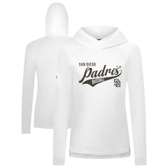 MLB San Diego Padres Levelwear Women's Slender Glide Raglan Hoodie