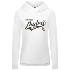 MLB San Diego Padres Levelwear Women's Slender Glide Raglan Hoodie