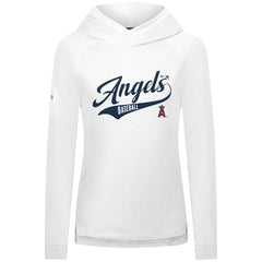MLB Los Angeles Angels Levelwear Women's Slender Glide Raglan Hoodie