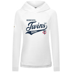 MLB Minnesota Twins Levelwear Women's Slender Glide Raglan Hoodie