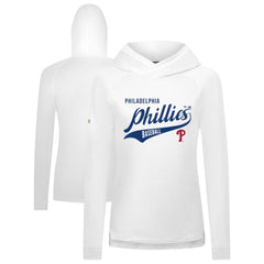MLB Philadelphia Phillies Levelwear Women's Slender Glide Raglan Hoodie