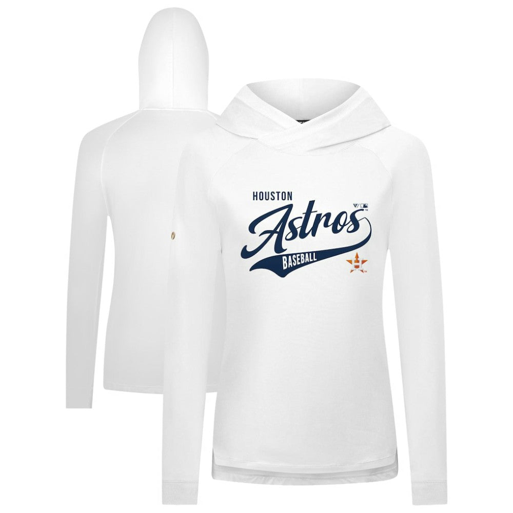 MLB Houston Astros Levelwear Women's Slender Glide Raglan Hoodie