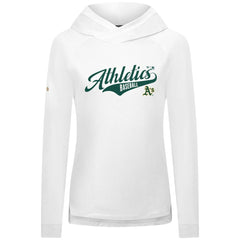 MLB Athletics Levelwear Women's Slender Glide Raglan Hoodie