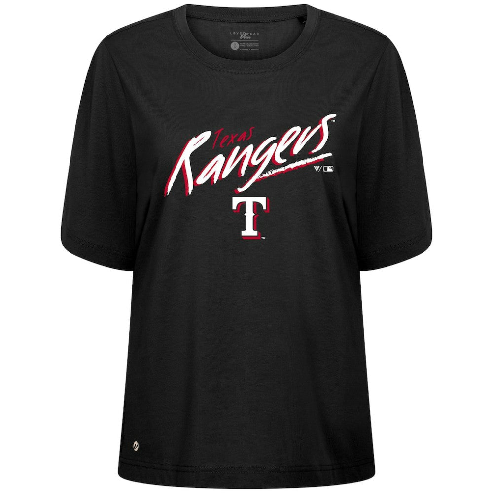 MLB Texas Rangers Levelwear Women's Bloom Sizzle T-Shirt