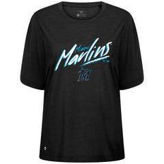 MLB Miami Marlins Levelwear Women's Bloom Sizzle T-Shirt
