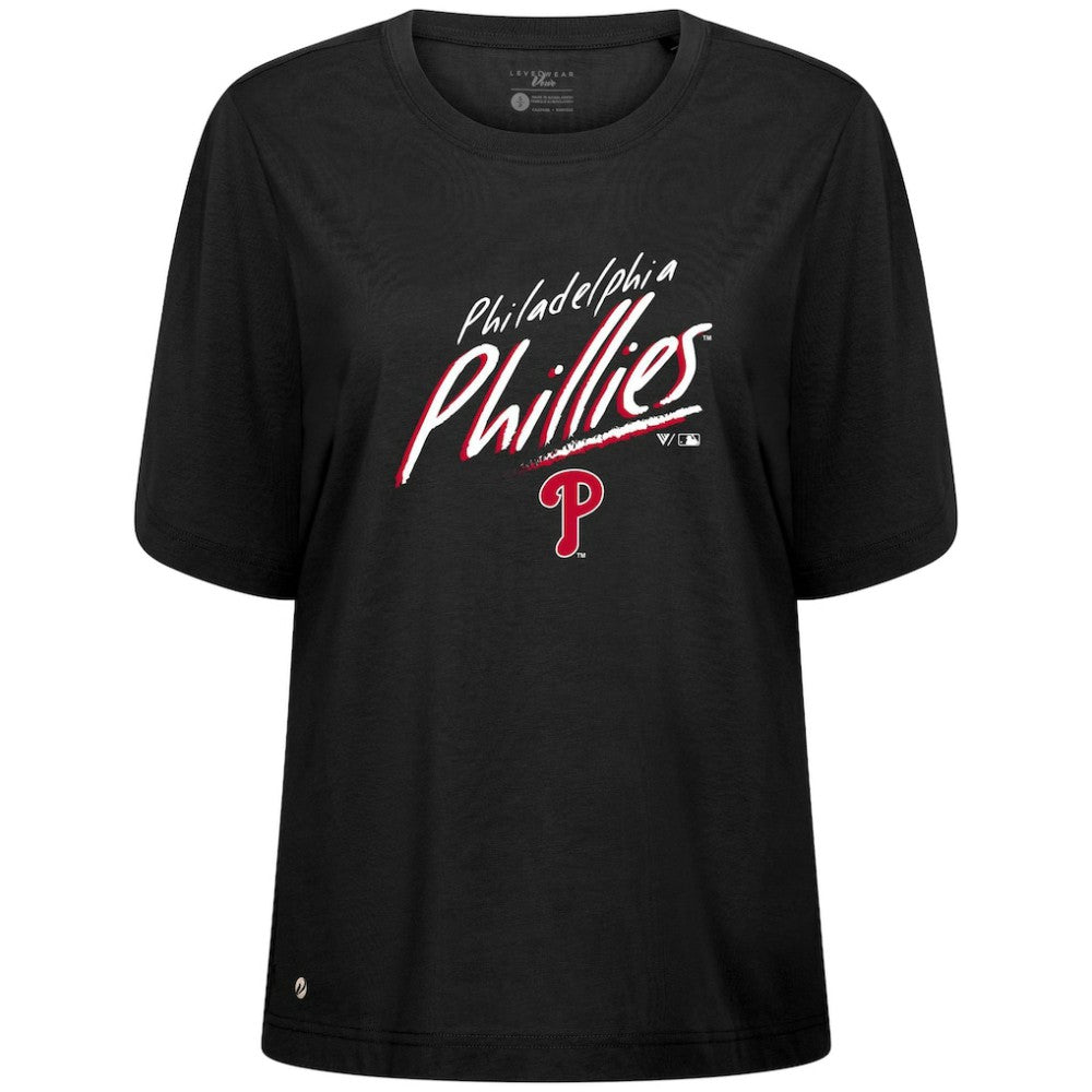 MLB Philadelphia Phillies Levelwear Women's Bloom Sizzle T-Shirt