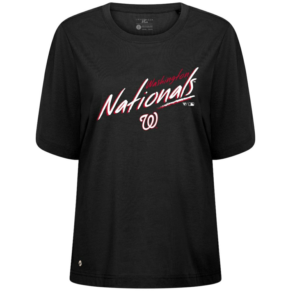MLB Washington Nationals Levelwear Women's Bloom Sizzle T-Shirt