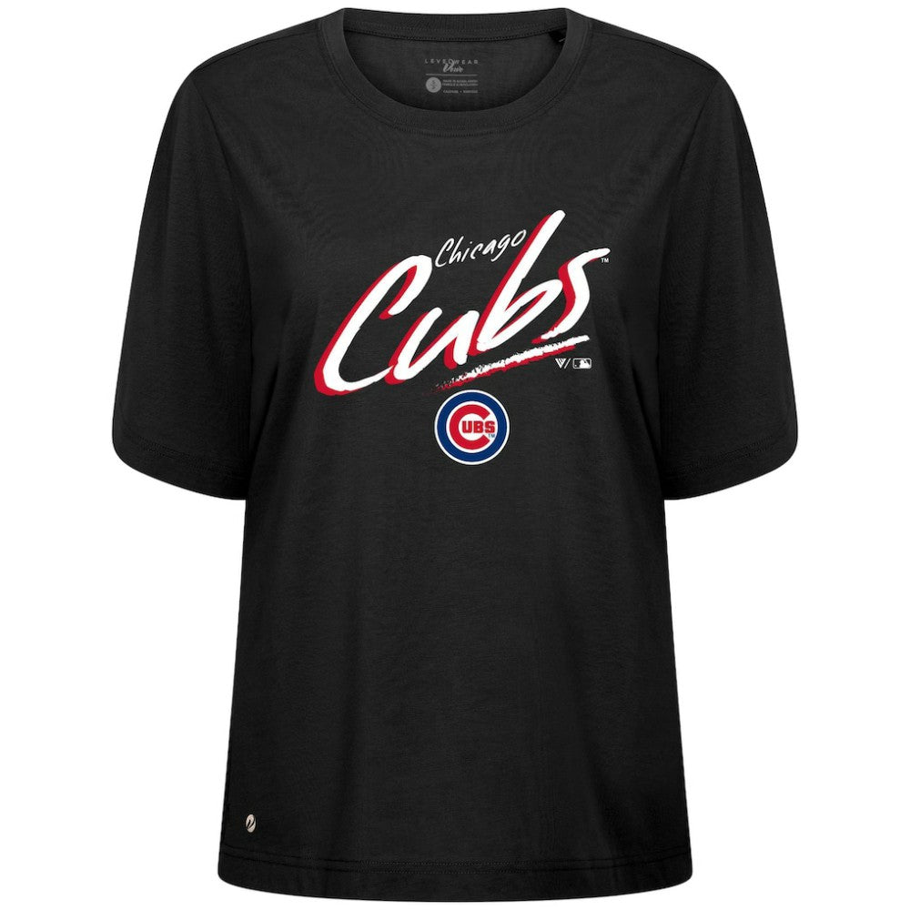 MLB Chicago Cubs Levelwear Women's Bloom Sizzle T-Shirt