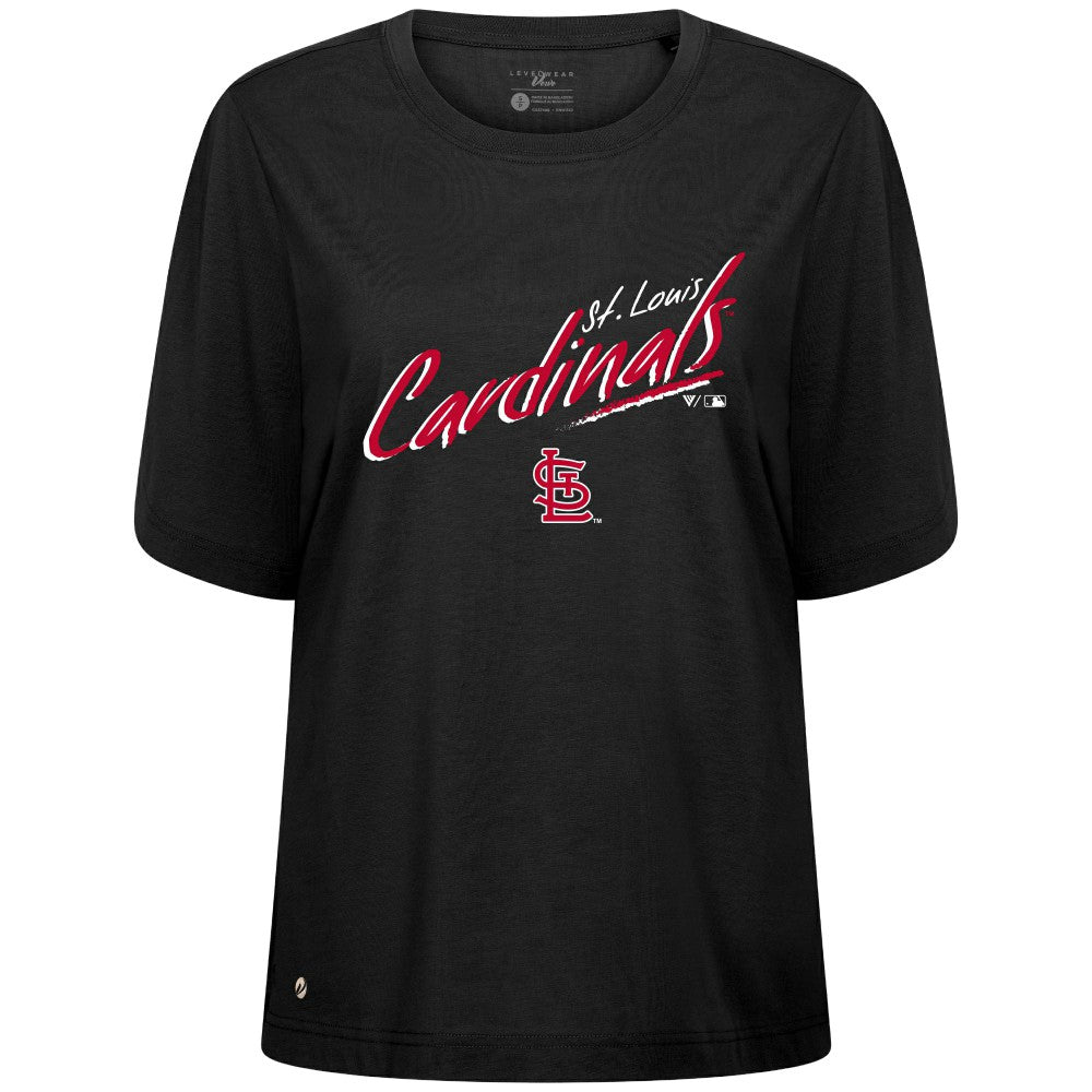 MLB St. Louis Cardinals Levelwear Women's Bloom Sizzle T-Shirt