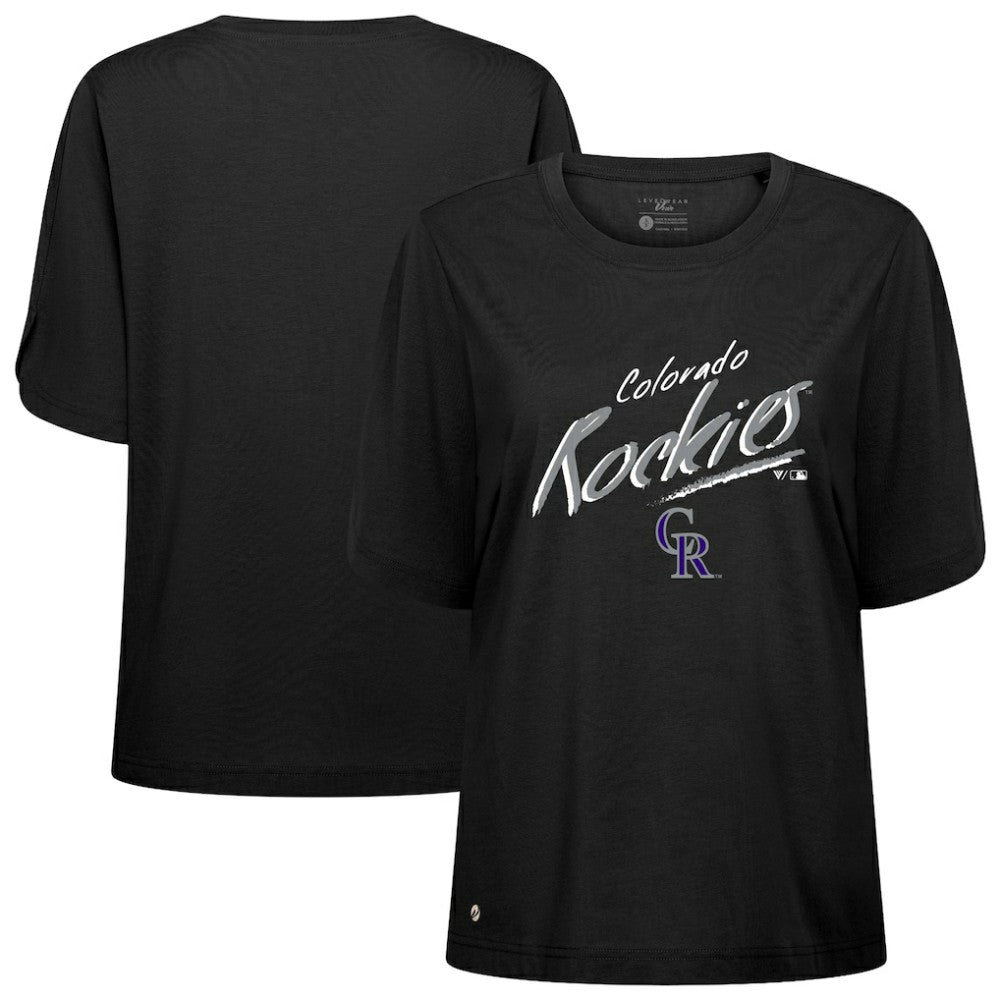 MLB Colorado Rockies Levelwear Women's Bloom Sizzle T-Shirt