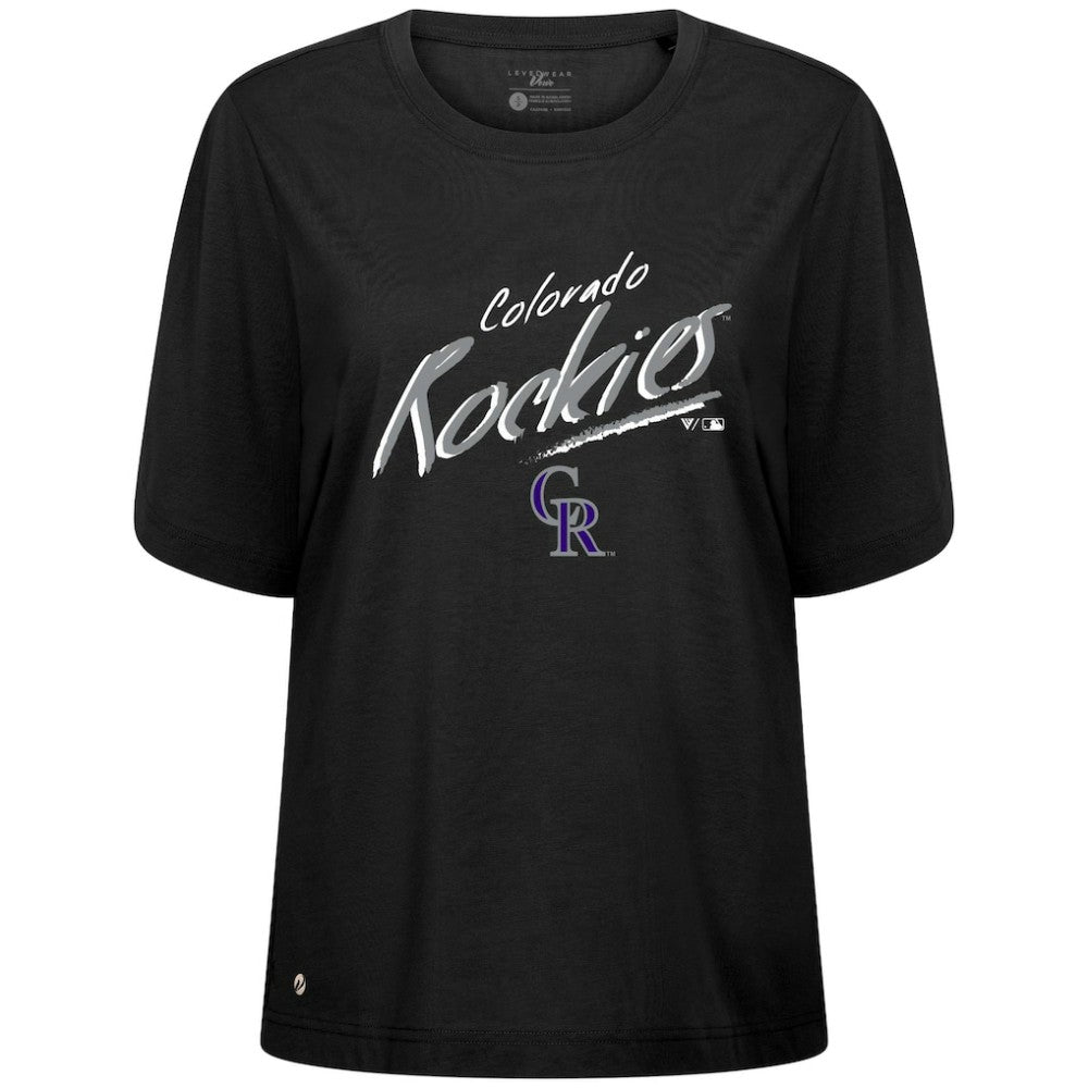 MLB Colorado Rockies Levelwear Women's Bloom Sizzle T-Shirt