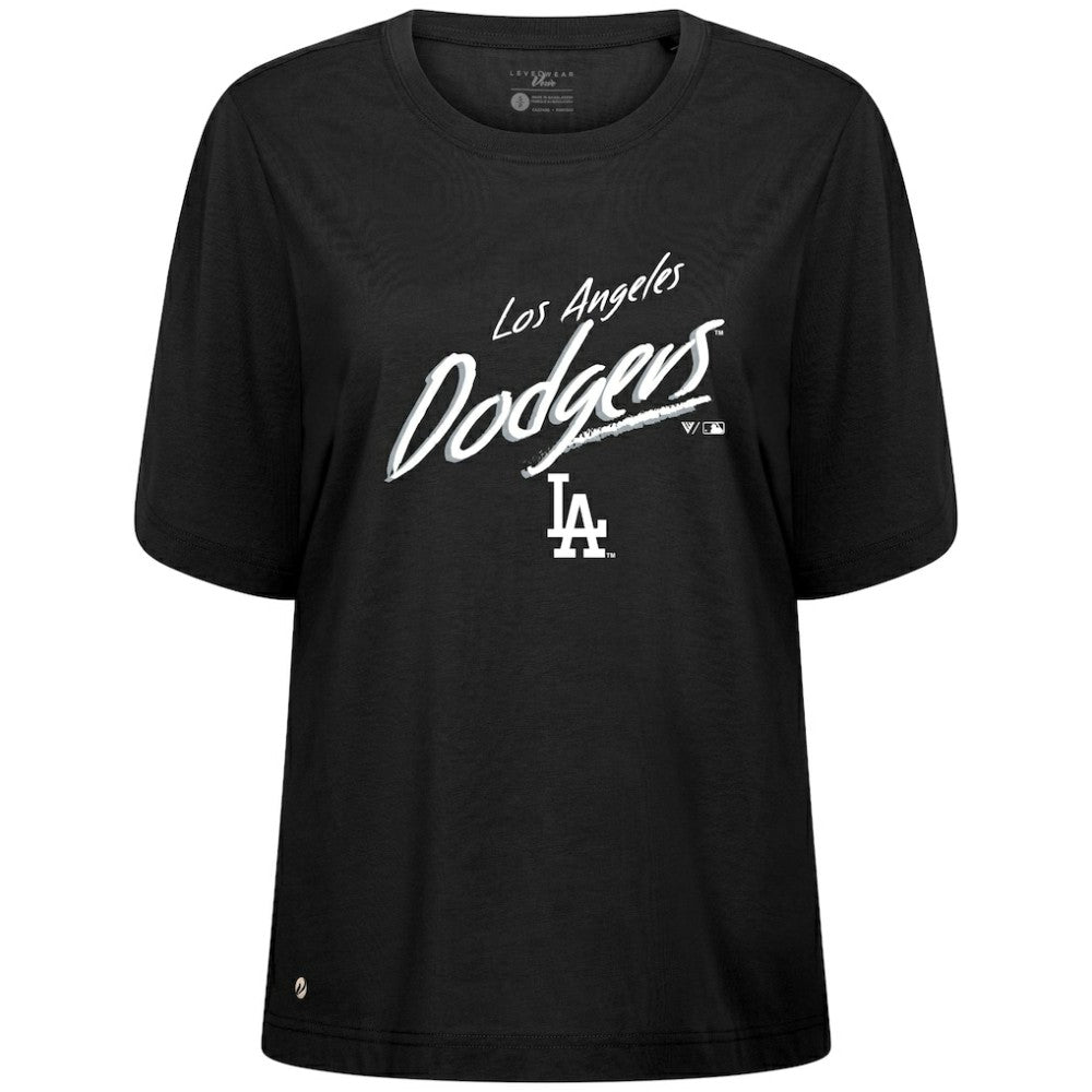 MLB Los Angeles Dodgers Levelwear Women's Bloom Sizzle T-Shirt