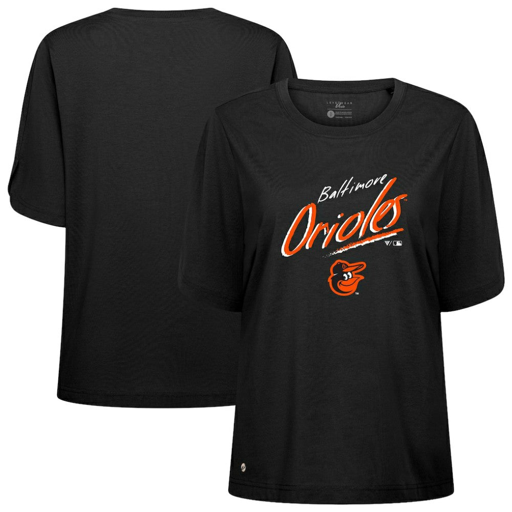 MLB Baltimore Orioles Levelwear Women's Bloom Sizzle T-Shirt