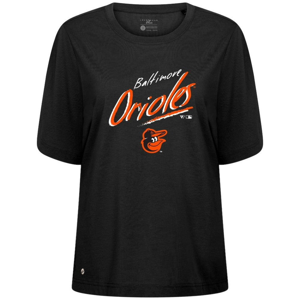 MLB Baltimore Orioles Levelwear Women's Bloom Sizzle T-Shirt