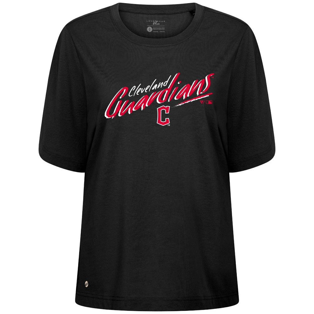 MLB Cleveland Guardians Levelwear Women's Bloom Sizzle T-Shirt
