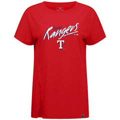 MLB Texas Rangers Levelwear Women's Influx Sizzle T-Shirt