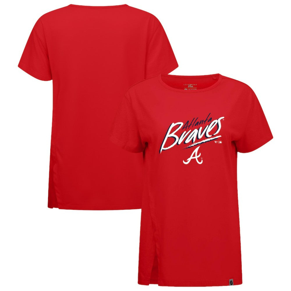 MLB Atlanta Braves Levelwear Women's Influx Sizzle T-Shirt
