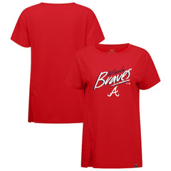 MLB Atlanta Braves Levelwear Women's Influx Sizzle T-Shirt