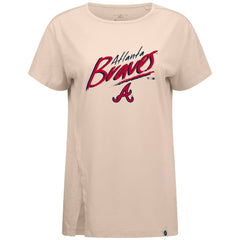 MLB Atlanta Braves Levelwear Women's Influx Sizzle T-Shirt