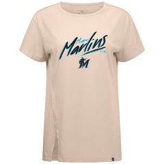 MLB Miami Marlins Levelwear Women's Influx Sizzle T-Shirt
