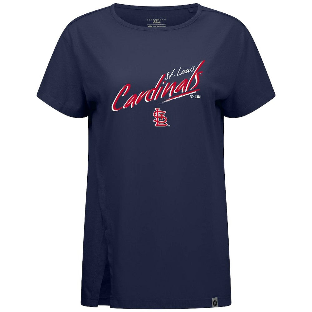 MLB St. Louis Cardinals Levelwear Women's Influx Sizzle T-Shirt