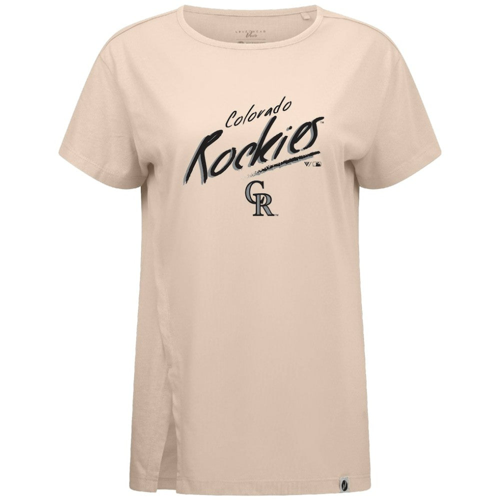 MLB Colorado Rockies Levelwear Women's Influx Sizzle T-Shirt