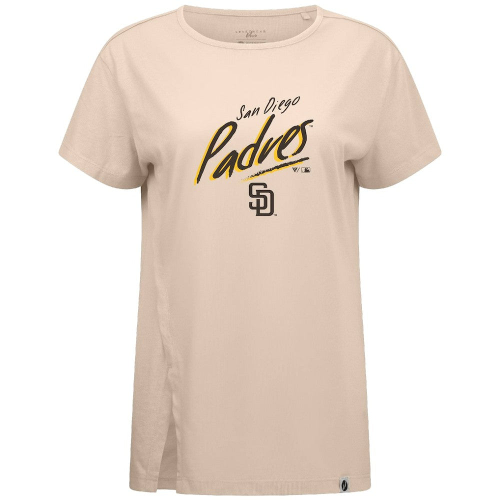 MLB San Diego Padres Levelwear Women's Influx Sizzle T-Shirt