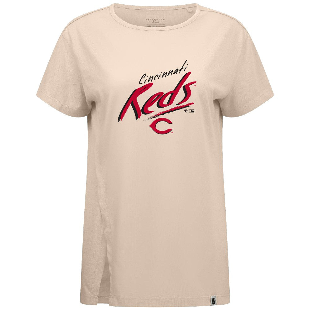 MLB Cincinnati Reds Levelwear Women's Influx Sizzle T-Shirt