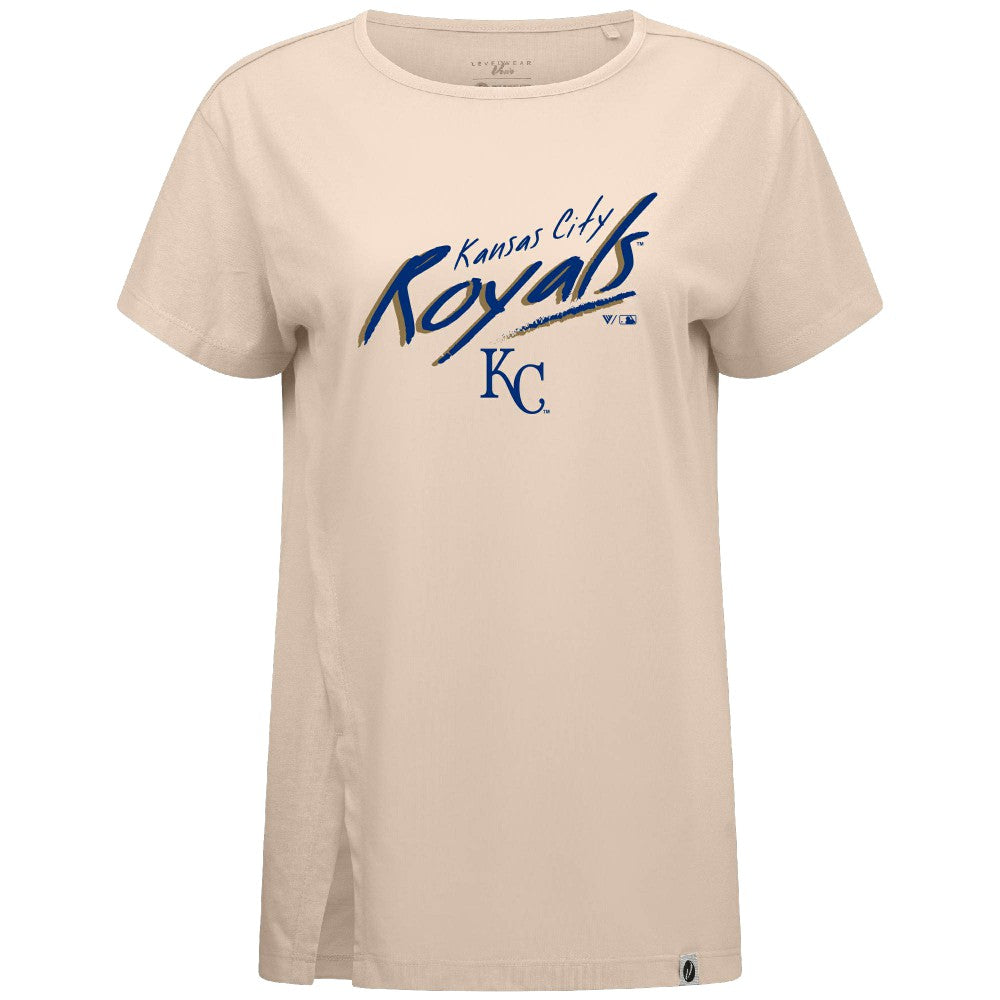 MLB Kansas City Royals Levelwear Women's Influx Sizzle T-Shirt