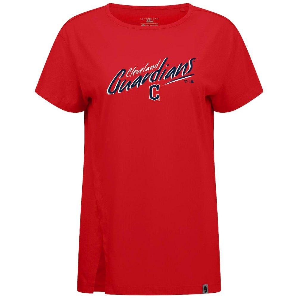 MLB Cleveland Guardians Levelwear Women's Influx Sizzle T-Shirt