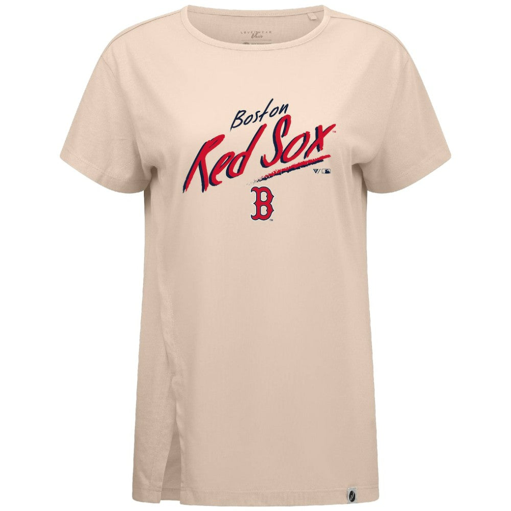 MLB Boston Red Sox Levelwear Women's Influx Sizzle T-Shirt